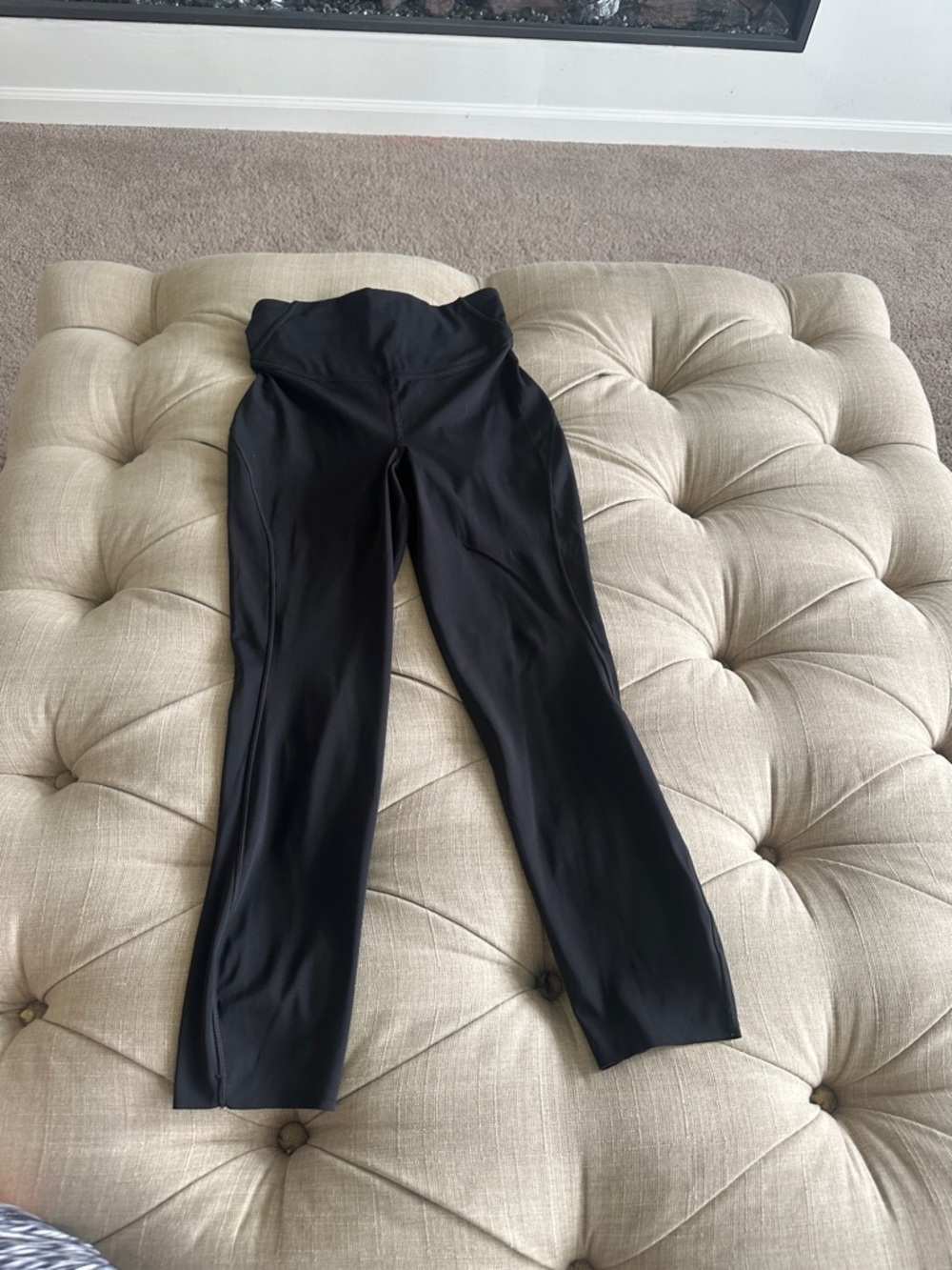 lululemon athletica Black Straight-Leg High-Rise Leggings